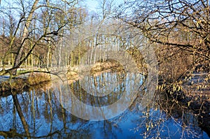 Niers river in Wickrath , Germany