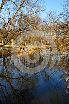 Niers river in Wickrath , Germany