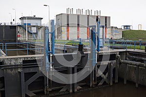 Nieuw Statenzijl locks, the Netherlands