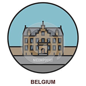 Nieuwpoort. Cities and towns in Belgium