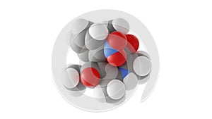 nifedipine molecule, adalat, molecular structure, isolated 3d model van der Waals
