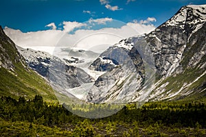 Nigardsbreen Jostedal Glacier in Norway photo