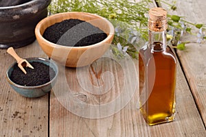 Nigella sativa oil.