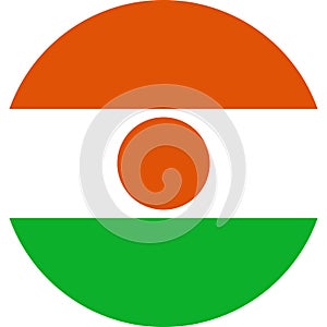 Niger Flag Africa illustration vector eps