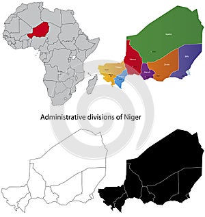 Niger map