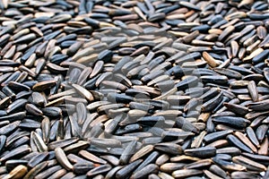 Niger seeds close up for background