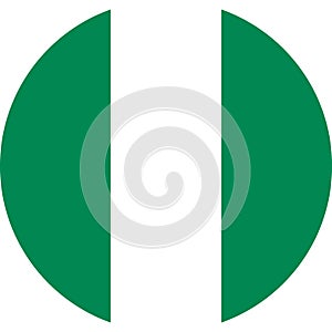 Nigeria Flag Africa illustration vector eps