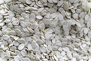 Nigerian Egusi Melon seeds - Close up macro