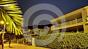 Night at AncÃÂ³n beach