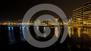 Night at AncÃÂ³n beach