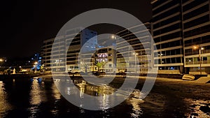 Night at AncÃÂ³n beach