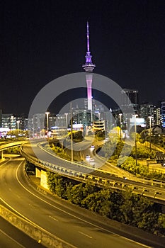 Night in Auckland City