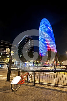 Night in Barcelona photo