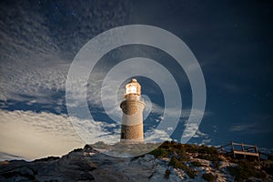 Night at Bathurst Lighthouse on Rottnest Island