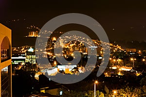 Night Bogota lights photo