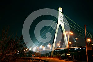 Night Bridge ,Kiev ,Ukraine