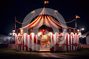 night circus tent generative ai