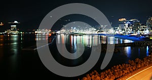 The night cityscape of Izu photo