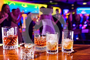 In The Night Club AI Generated