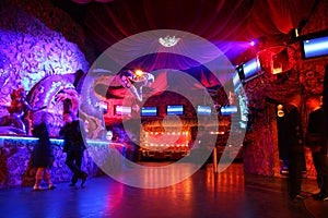 Night club interior
