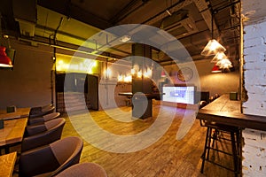 Night club interior.