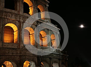 Night Colosseum in Rome
