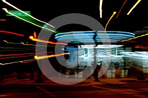 Night at convenience store photo