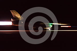 Night flight Exercise F-16 Fighting Falcon