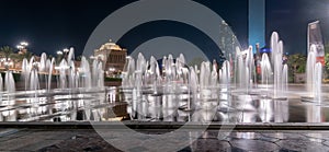 The Night Fountain in Abu Dhabi, UAE