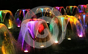 Night fountains
