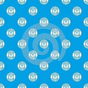 Night lamp pattern vector seamless blue