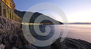 Night landscape of Scilla