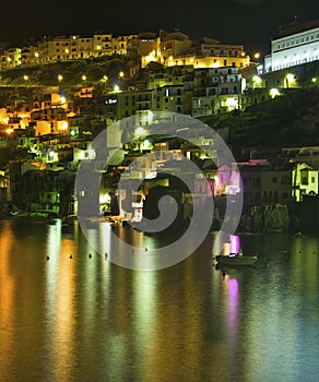 Night landscape of Scilla
