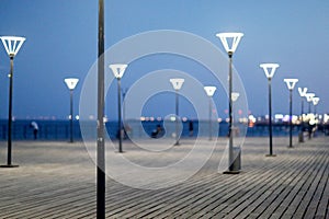 Night led street lights with energy-saving lamps for fashion beauty