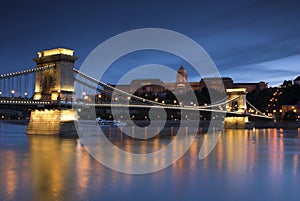 Night light in Budapest. 4.