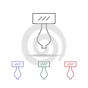 night light icon. Elements in multi colored icons for mobile concept and web apps. Icons for website design and development, app d