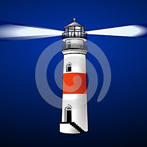 NIGHT LIGHTHOUSE