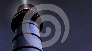 Night Lighthouse Beam Looping