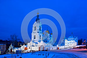 Night. A man's monastery.