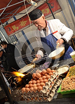 Night market of Lanzhou