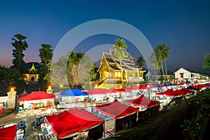 The night market in Luang Prabang