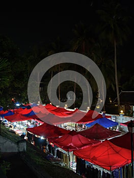 Night Market in Luang Prabang, Laos