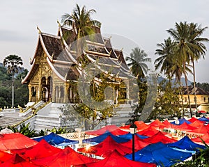 Night Market under the Wat Xieng Thong, Luang Prabang