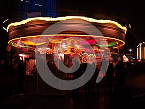 Night, Merry-go-round in motion II