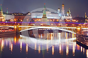 Night in Moscow.