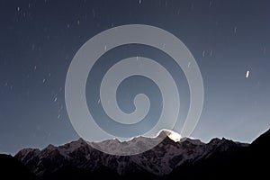 A night in the Namjagbarwa