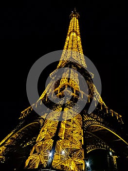 Night Paris France Travel EiffelTower