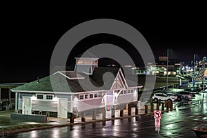 Night photo Hampton Beach NH USA