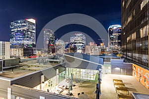 Night Photograph of the Skyline of Austin, Texas looking towards