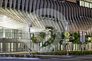 Night photography Miami Beach Convention Center